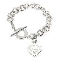 Return to Tiffany Heart Tag Doggle Bracelet in  Sterling Silver