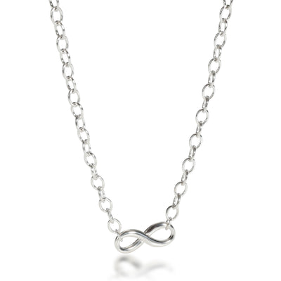 Tiffany & Co. Infinity Large Link Necklace in Sterling Silver