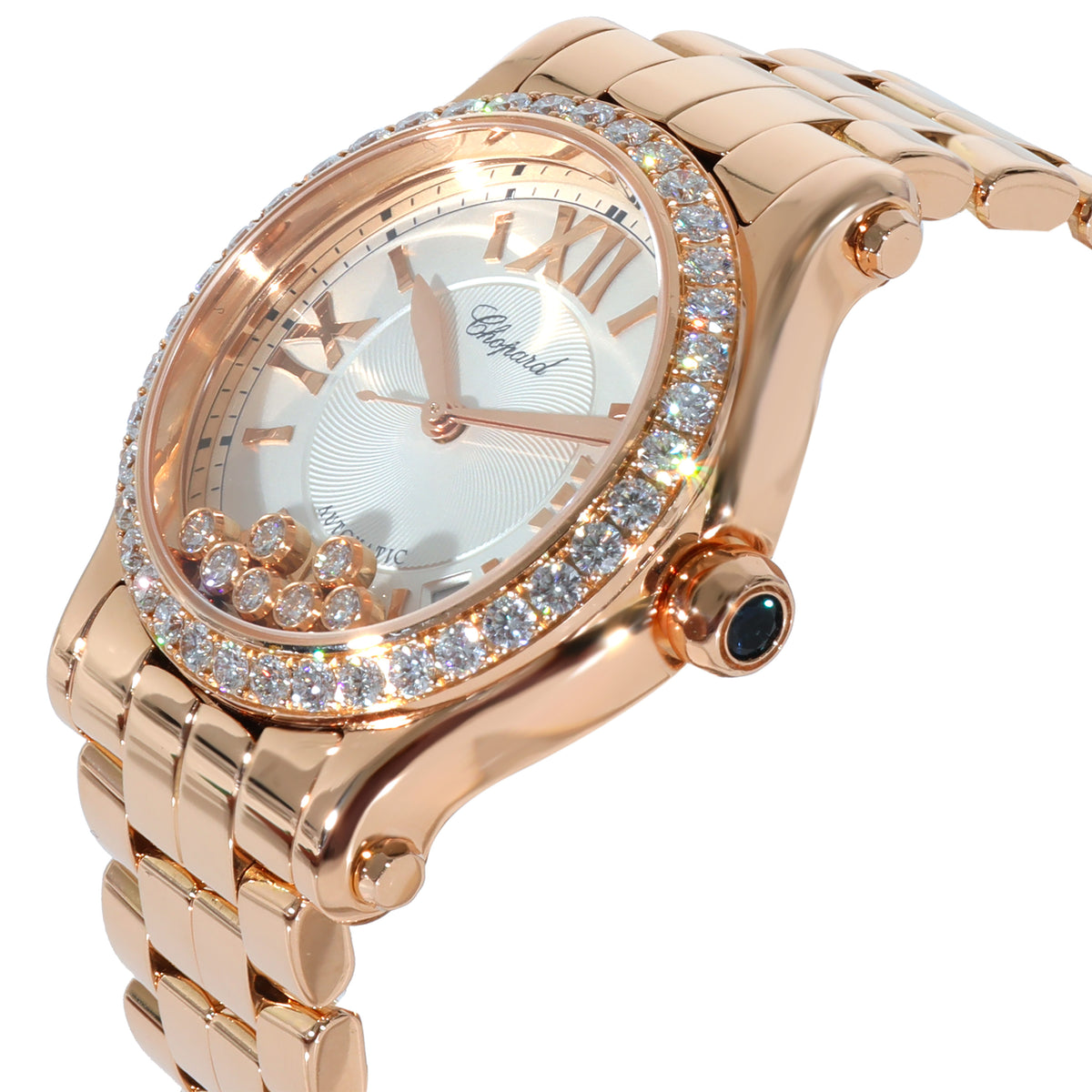 Chopard Happy Sport 274808-5004 Unisex Watch in 18kt Rose Gold