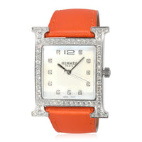 Hermès Heures H HH1.830 Unisex Watch in  Stainless Steel