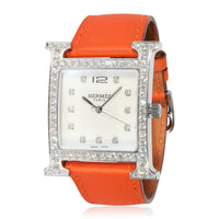 Hermès Heures H HH1.830 Unisex Watch in  Stainless Steel