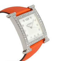 Hermès Heures H HH1.830 Unisex Watch in  Stainless Steel