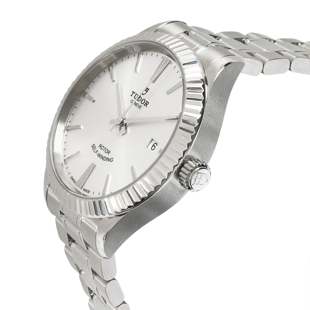 Tudor Style 12510 Men's Watch in  Stainless Steel