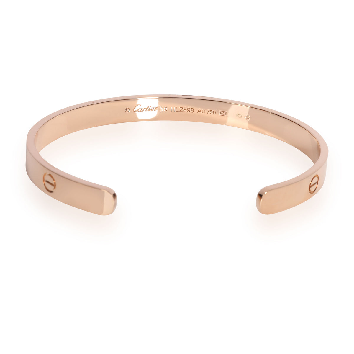 Cartier Love Cuff Bangle in 18K Rose Gold by WP Diamonds – myGemma