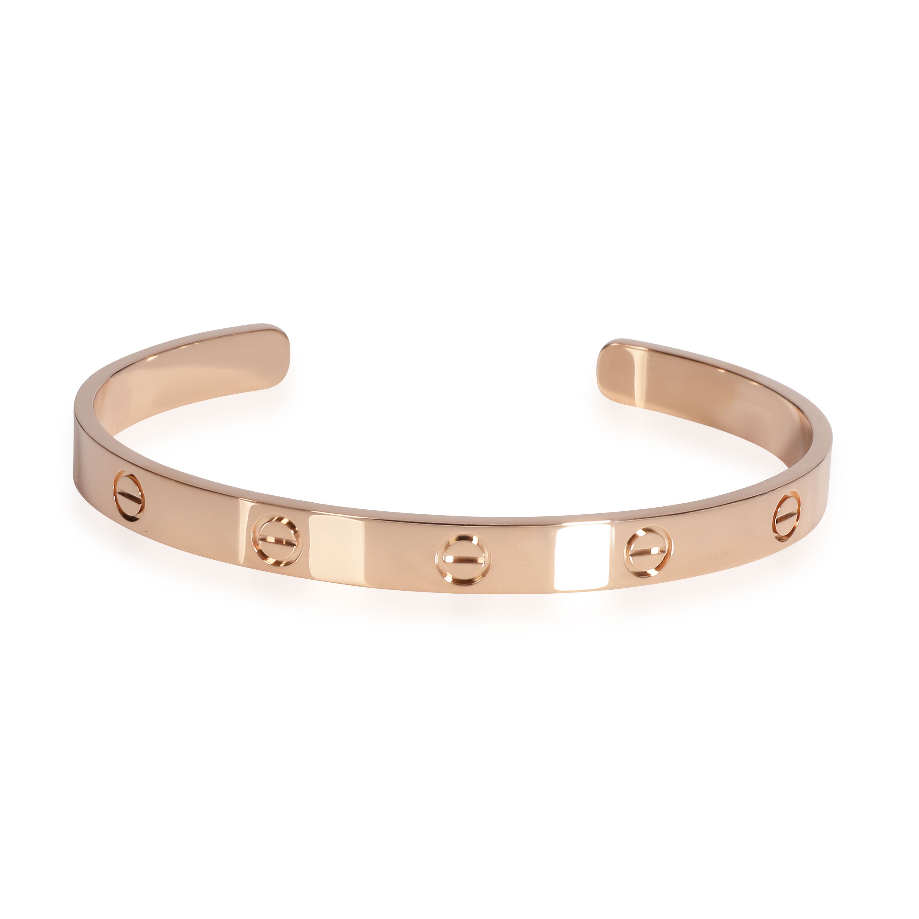 Cartier Love Cuff Bangle in 18K Rose Gold by WP Diamonds myGemma