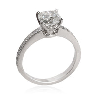 Tiffany & Co. Novo Diamond Engagement Ring in Platinum H VS2 1.17 CTW