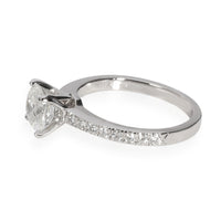 Tiffany & Co. Novo Diamond Engagement Ring in Platinum H VS2 1.17 CTW