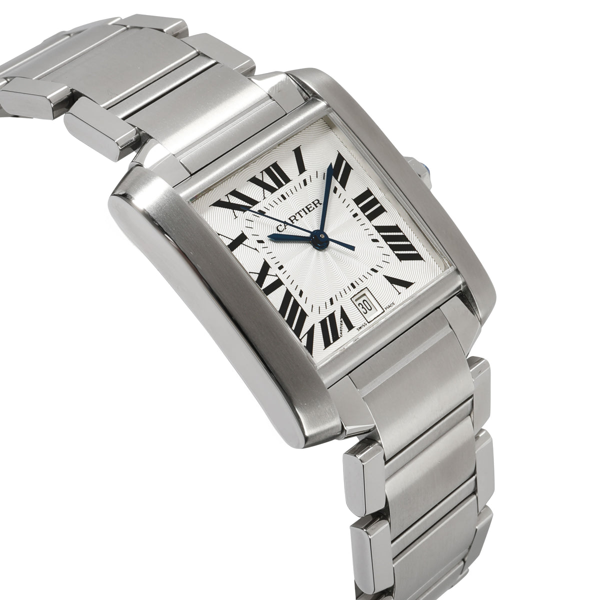 Cartier Tank Francaise W51002Q3 Men's Watch in  Stainless Steel