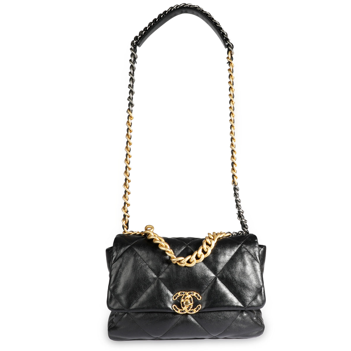 Chanel Black Quilted Lambskin Large Chanel 19 Flap Bag, myGemma, QA