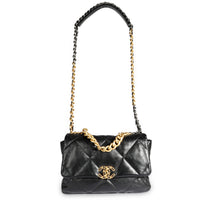 Chanel Black Quilted Lambskin Chanel 19 Large Flap Bag