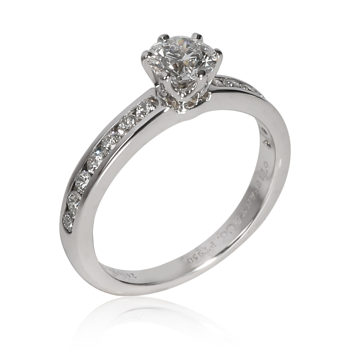 Tiffany & Co. Diamond Engagement Ring in Platinum 0.75 CTW