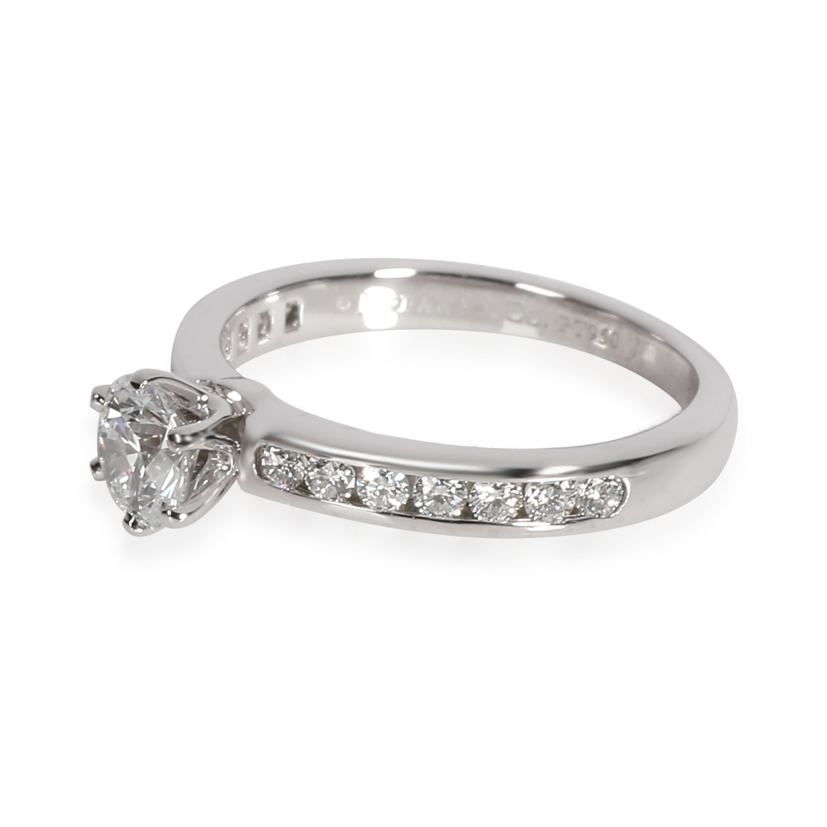 Tiffany & Co. Diamond Engagement Ring in Platinum 0.75 CTW