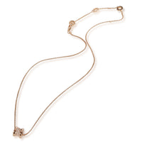 Bulgari B. Zero 1 Pave Diamond Necklace in 18K Rose Gold 0.31 CTW