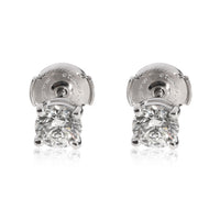 Tiffany & Co. Diamond Stud Earring in  Platinum 1.32 CTW