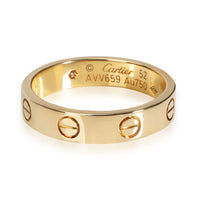 Cartier Love Diamond Ring in 18K Yellow Gold 0.02 CTW