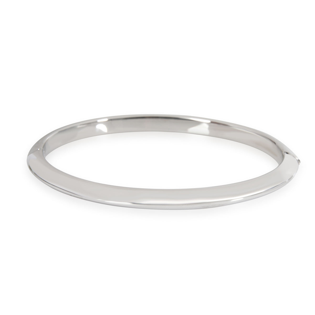 Roberto Coin Classic Knife Edged Bangle in 18K White Gold