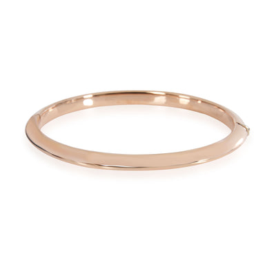 Roberto Coin Classic Knife Edge Bangle in 18K Rose Gold