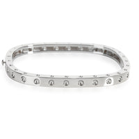 Roberto Coin Pois Moi Diamond Bangle in 18K White Gold 0.07 CTW