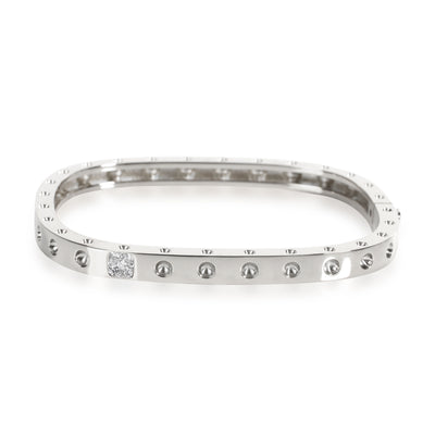 Roberto Coin Pois Moi Diamond Bangle in 18K White Gold 0.07 CTW