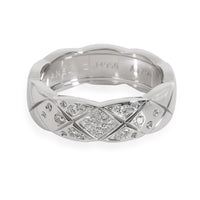 Chanel Coco Crush Diamond Ring in 18K White Gold 0.20 CTW