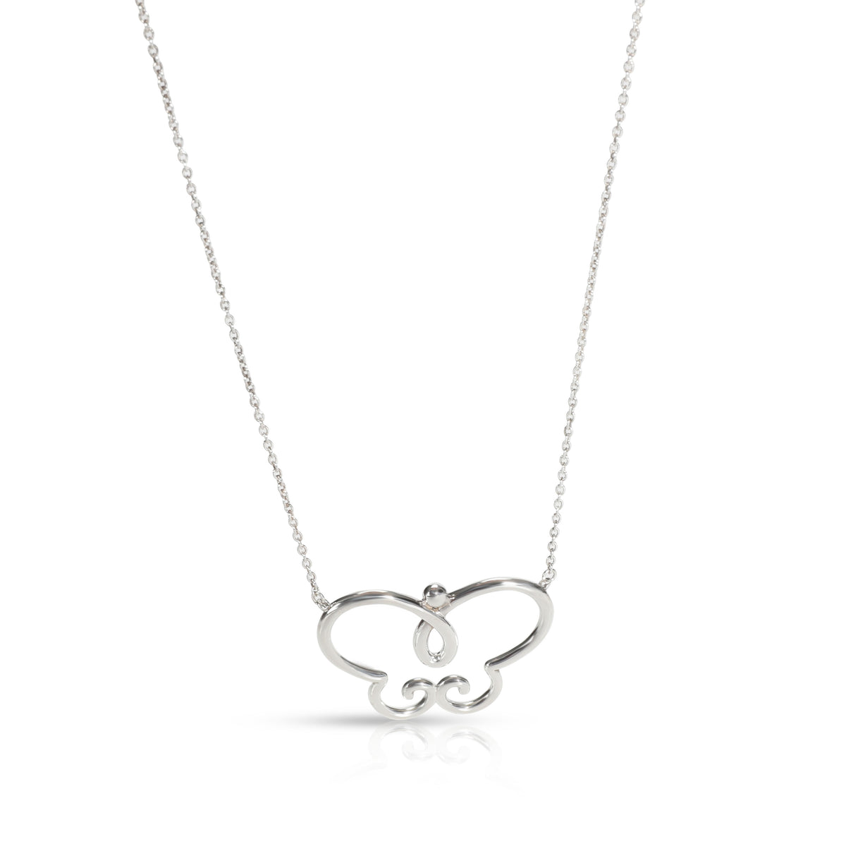 Tiffany & Co. Villa Paloma Picasso Butterfly Necklace in  Sterling Silver