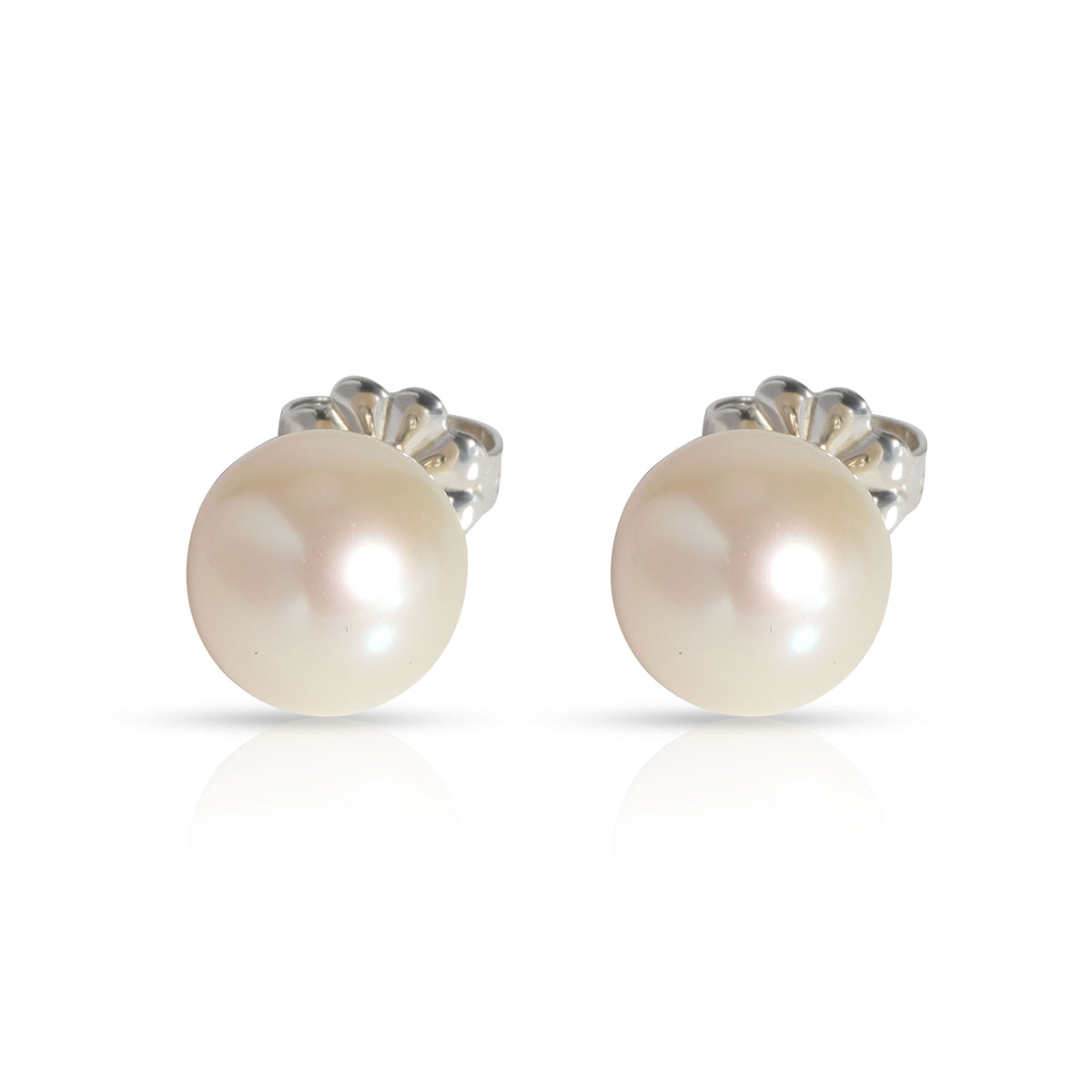 Tiffany & Co. Ziegfield Pearl Stud Earring in  Sterling Silver