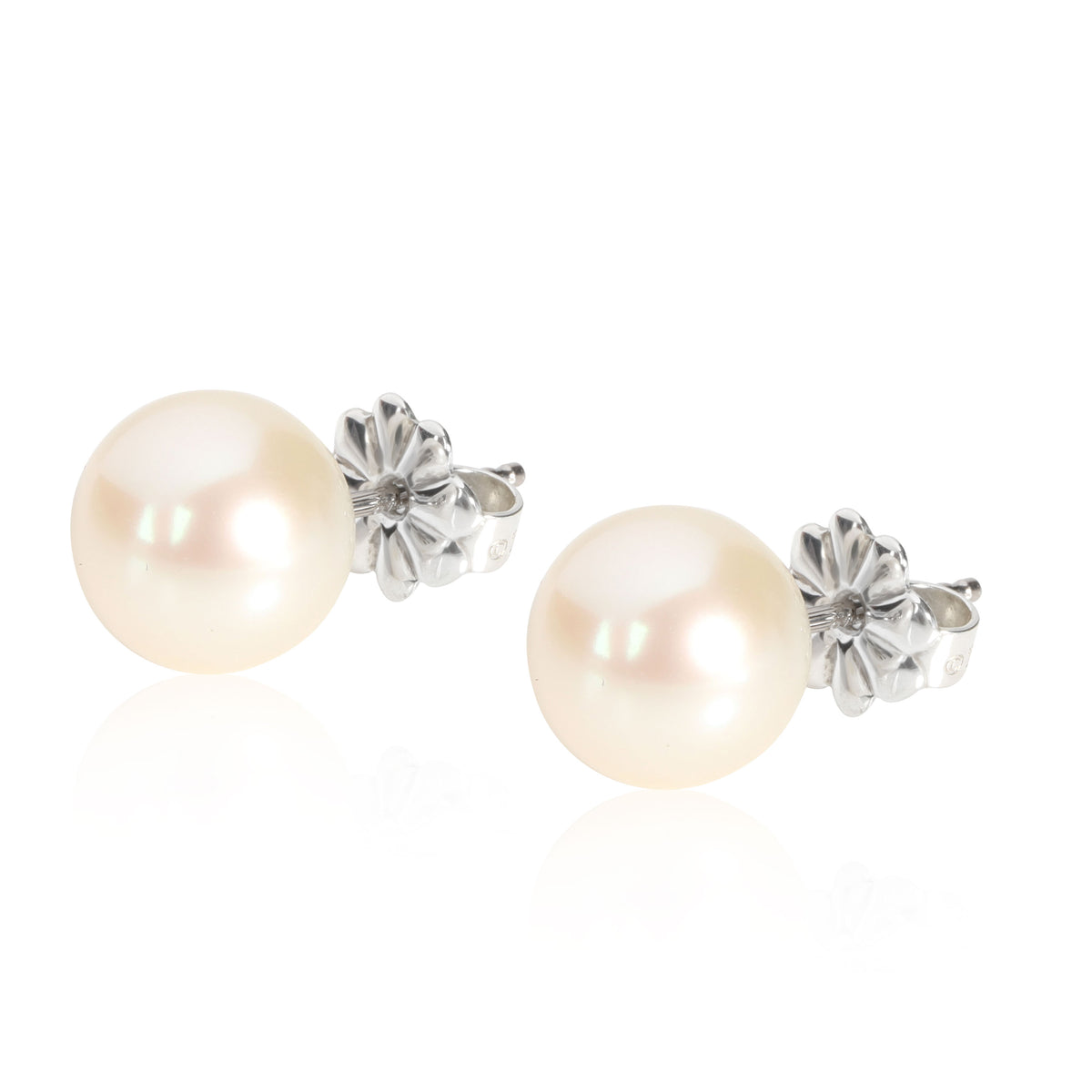 Tiffany & Co. Ziegfield Pearl Stud Earring in  Sterling Silver