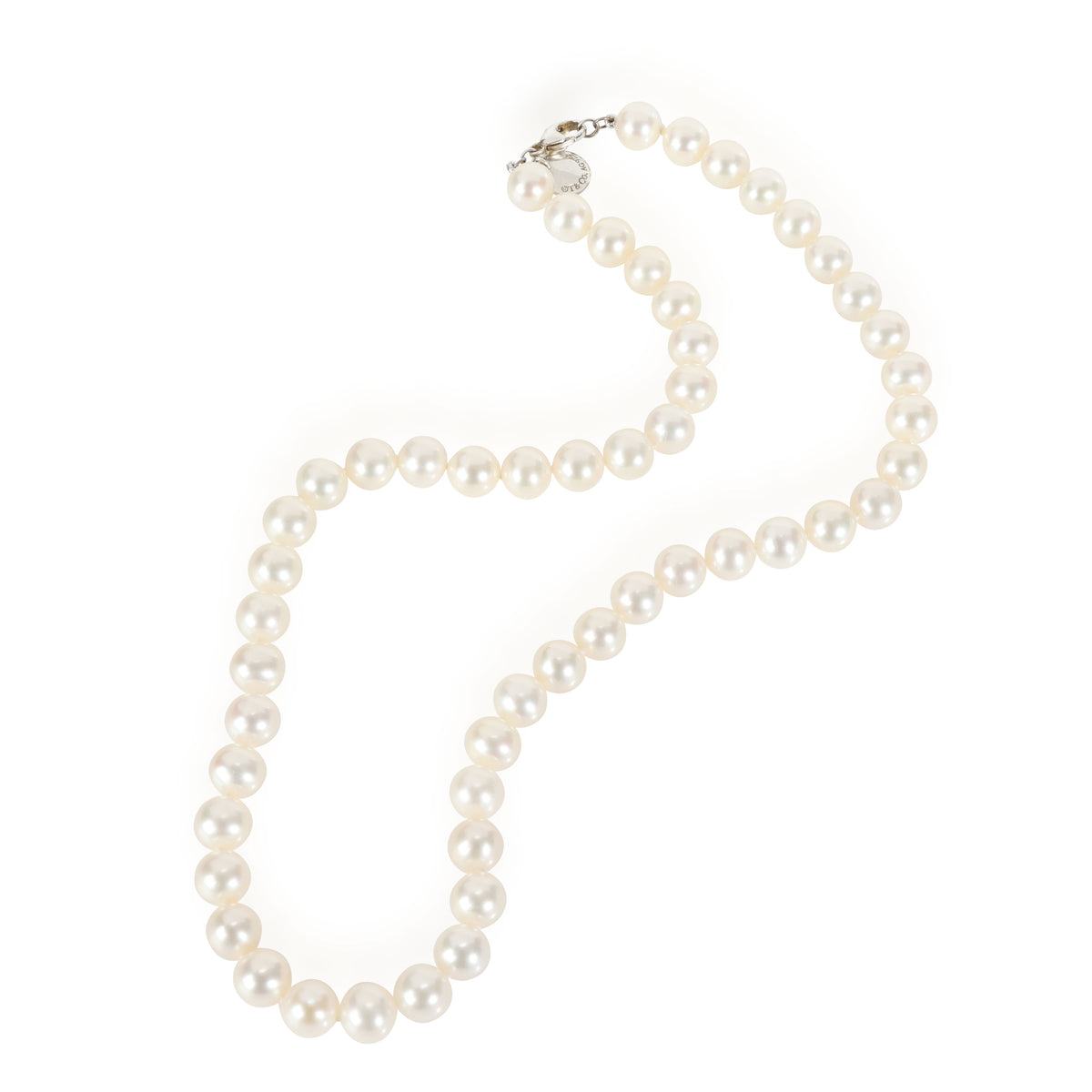 Tiffany & Co. Notes Pearl Necklace in  Sterling Silver