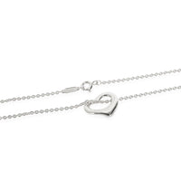 Tiffany & Co. Elsa Peretti Open Heart Necklace in Sterling Silver