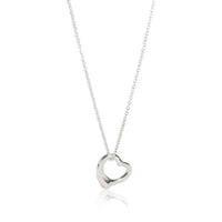 Tiffany & Co. Elsa Peretti Open Heart Necklace in Sterling Silver