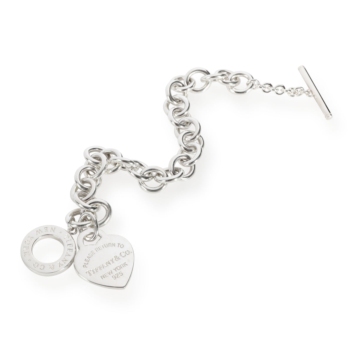Return to Tiffany Heart Tag Toggle Bracelet in Sterling Silver