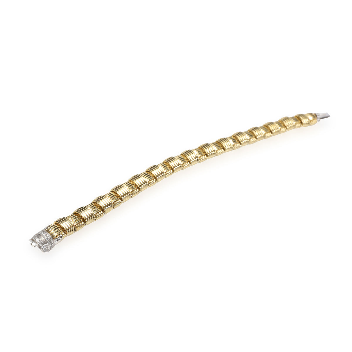 Roberto Coin Appasionata Diamond Bracelet in 18K Yellow Gold 0.14 CTW