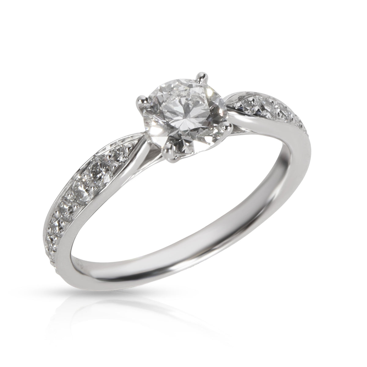 Tiffany & Co. Harmony Diamond Engagement Ring in  Platinum 0.58 CTW