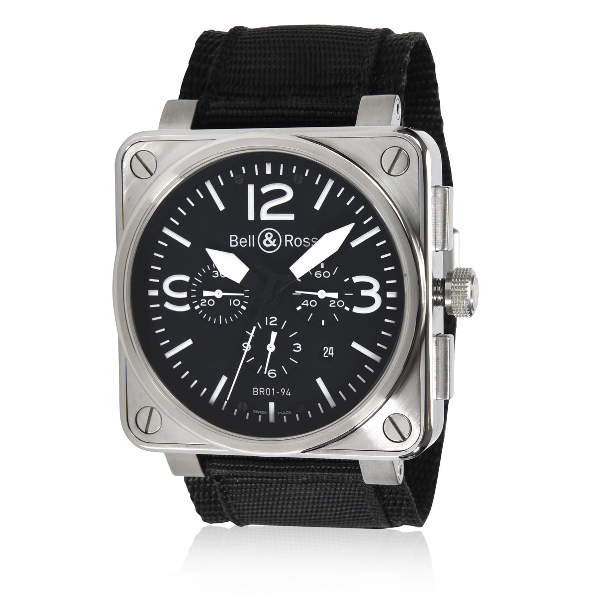 Bell & Ross Aviation Instruments BR01-94 Men's Watch in  Stainless Steel