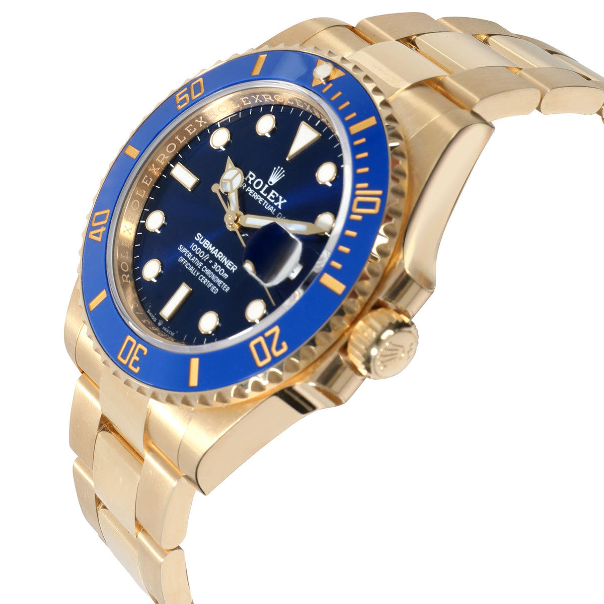 Rolex Submariner 126618LB Men's Watch in 18kt Yellow Gold