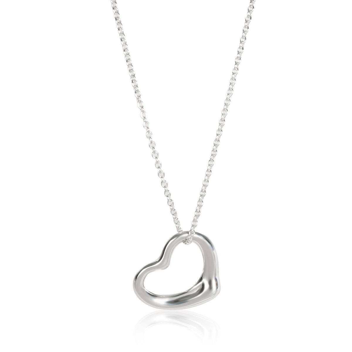 Tiffany & Co. Elsa Peretti Open Heart Pendant in  Sterling Silver