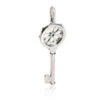 Tiffany & Co. Keys Diamond Charm in 18K White Gold 0.05 CTW