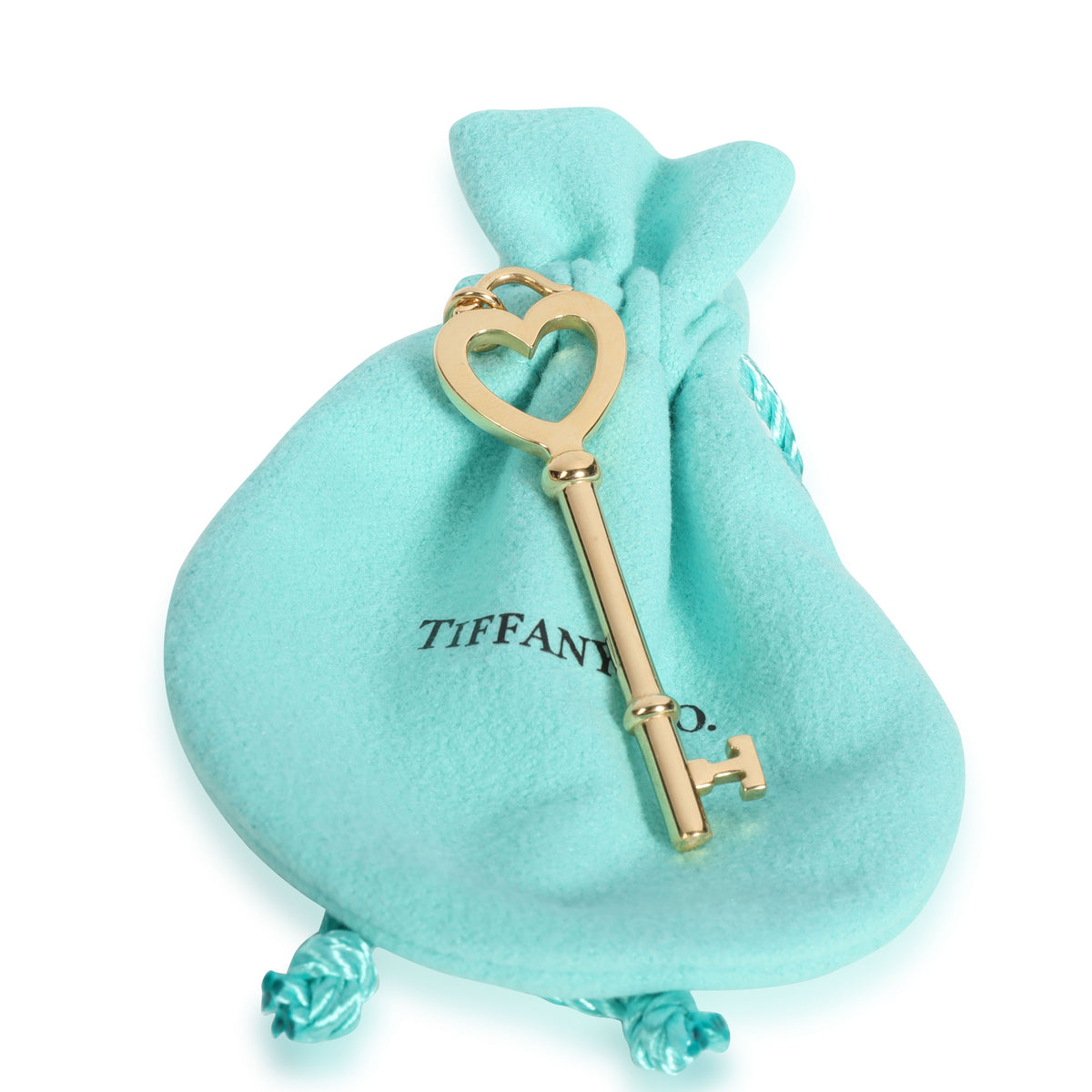 Tiffany & Co. Key Heart Pendant in 18K Yellow Gold