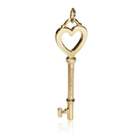Tiffany & Co. Key Heart Pendant in 18K Yellow Gold