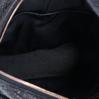 Alexander Wang Black Pebbled Leather Rose Gold-Studded Dumbo Backpack