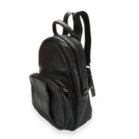 Alexander Wang Black Pebbled Leather Rose Gold-Studded Dumbo Backpack