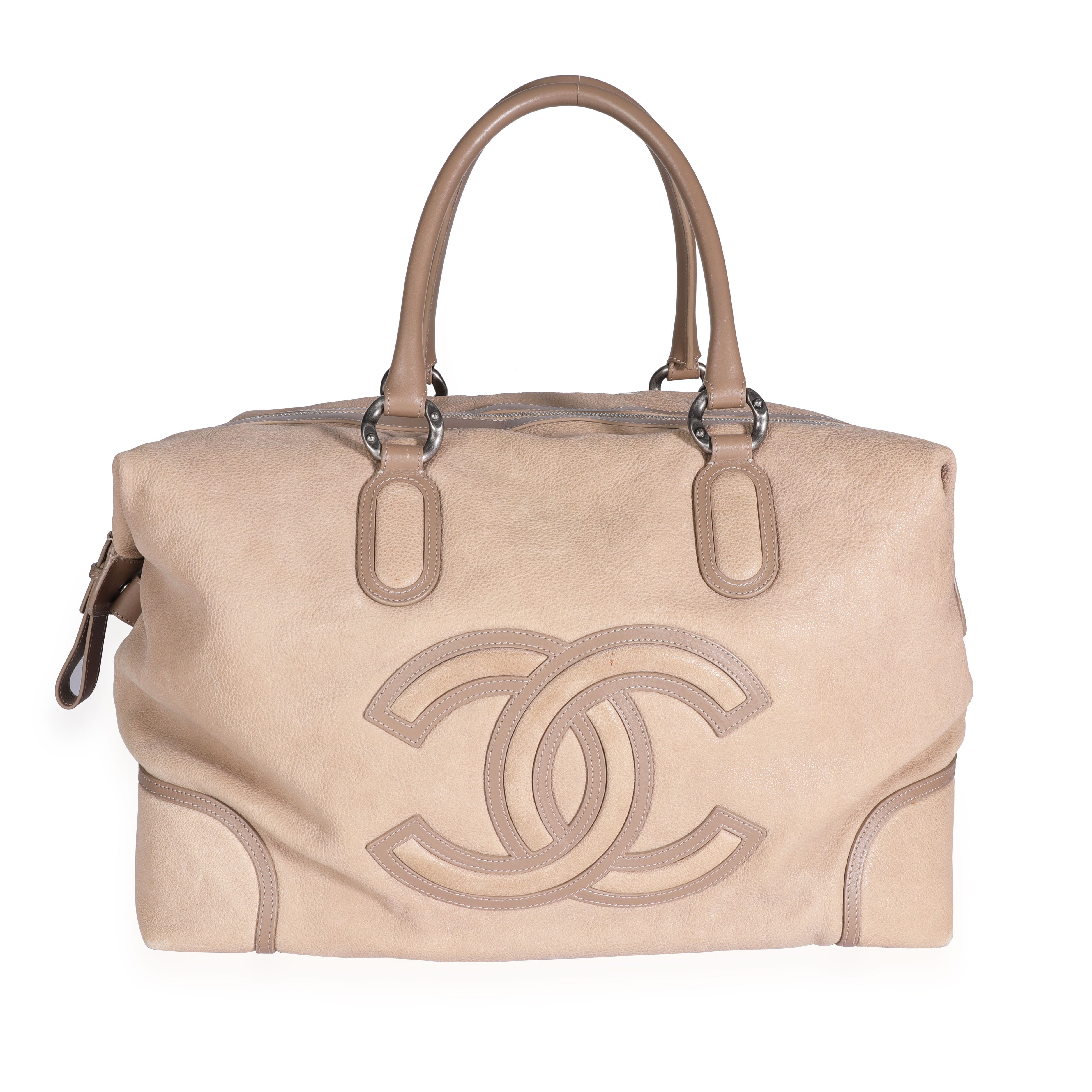 Chanel Beige Leather CC Weekend Bag, myGemma