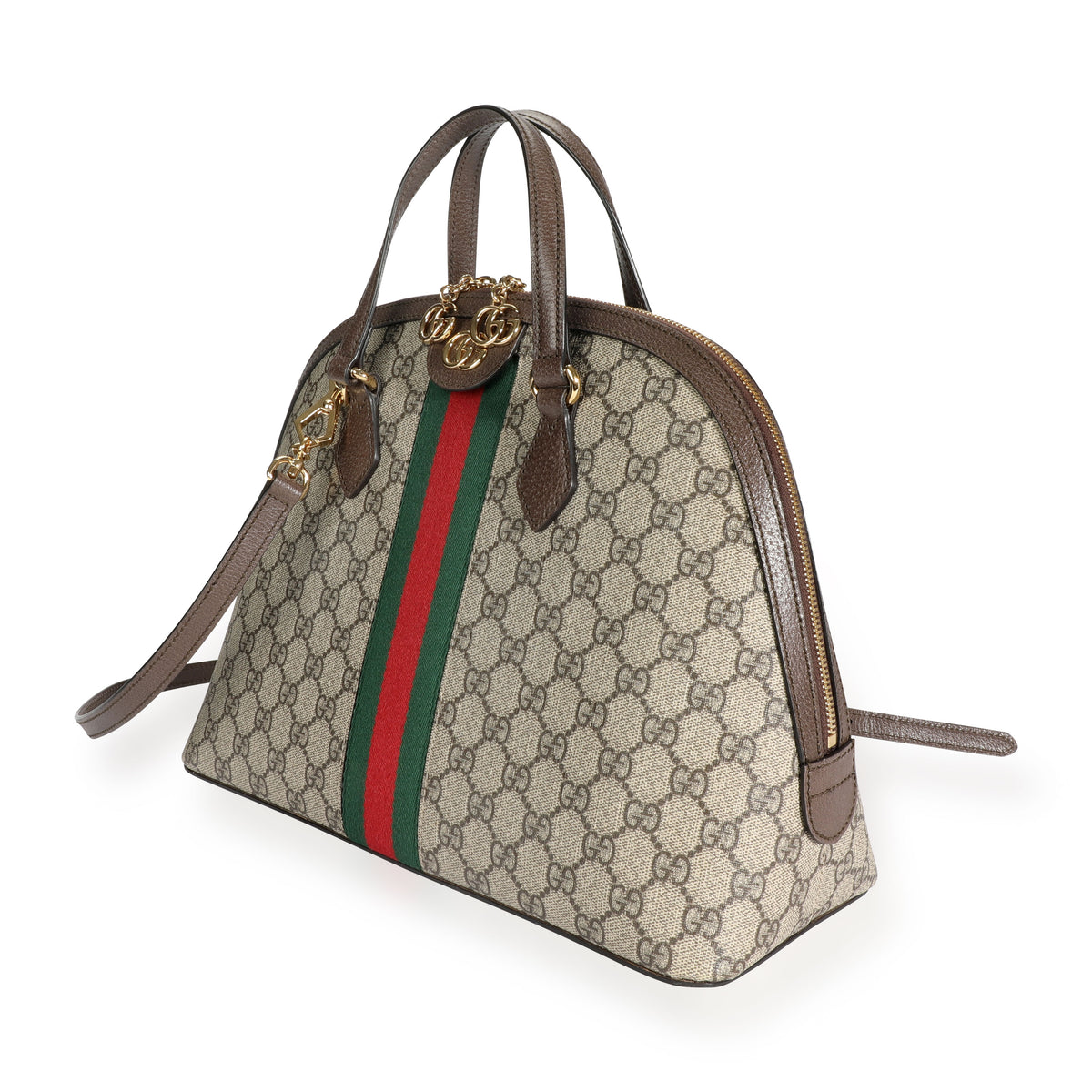 Gucci GG Supreme Ophidia Medium Top Handle Bag