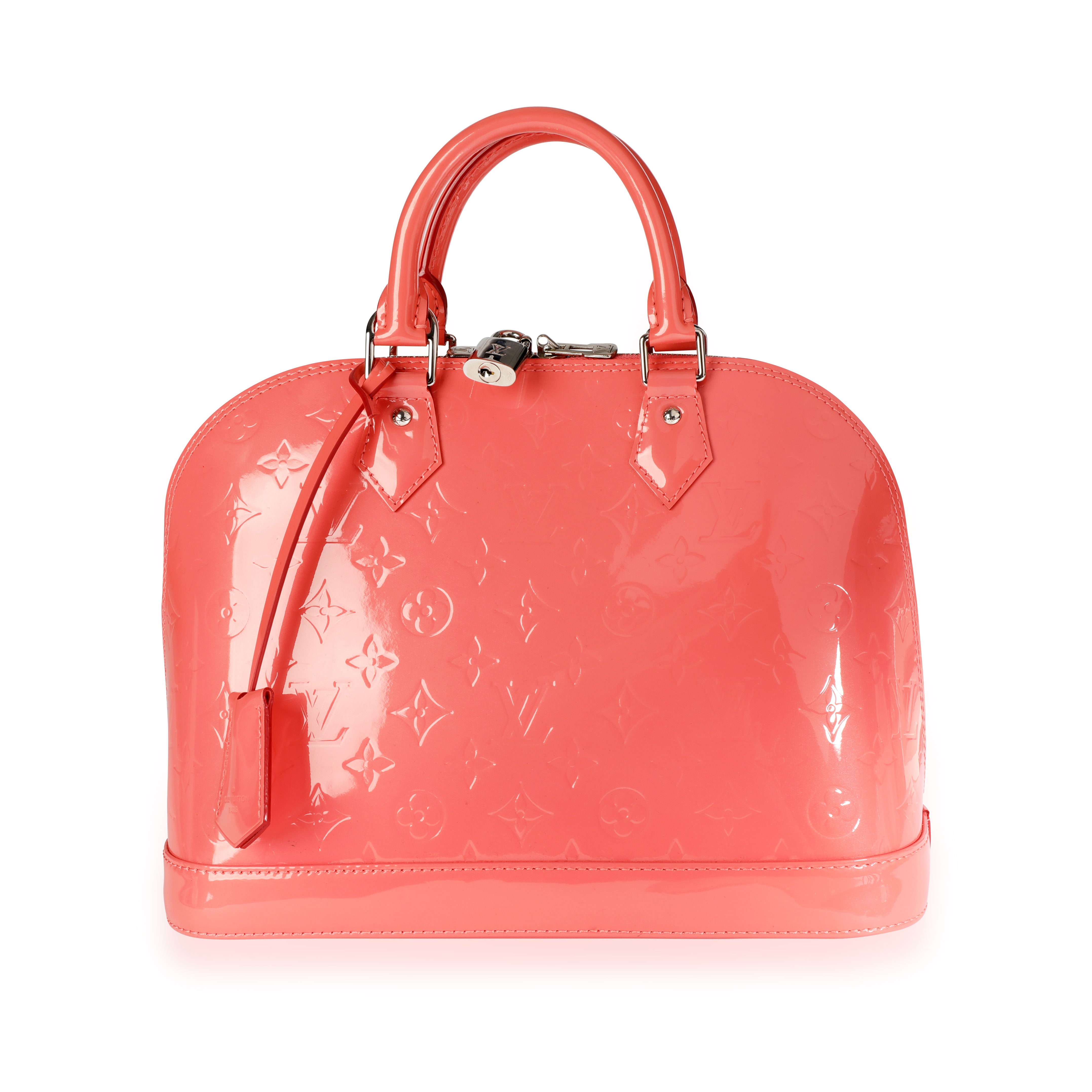 Alma BB bag in verni rose leather