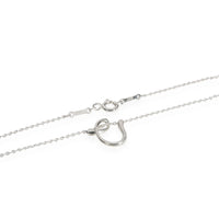 Tiffany & Co. Elsa Peretti Letter V Pendant in  Sterling Silver