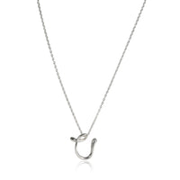 Tiffany & Co. Elsa Peretti Letter V Pendant in  Sterling Silver