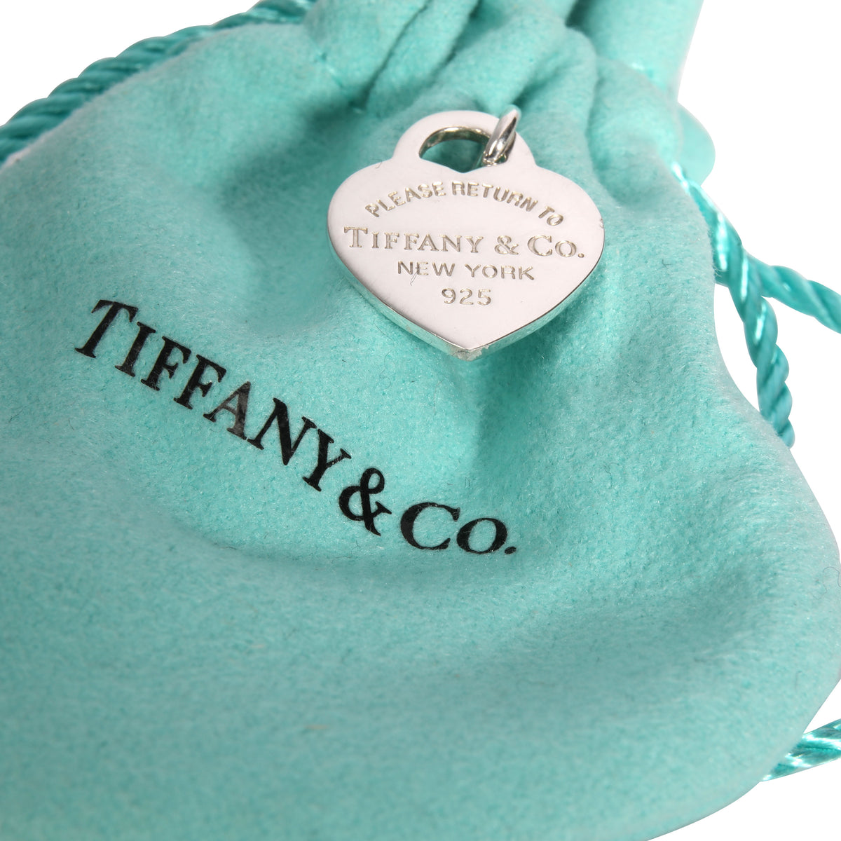 Return to Tiffany Heart Charm in Sterling Silver