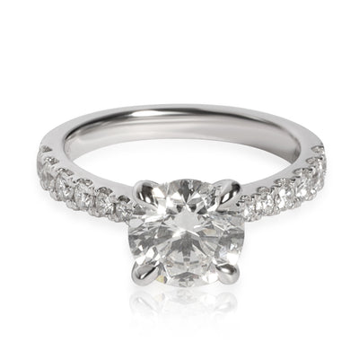 Diamond Engagement Ring in 18K White Gold GIA Certified G VS1 1.82 CTW