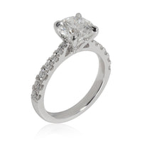 Diamond Engagement Ring in 18K White Gold GIA Certified G VS1 1.82 CTW