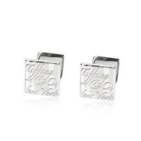 Tiffany & Co. Notes Cufflinks in  Sterling Silver